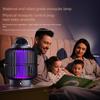 Mute Mosquito Lamp Safety Bug Zapper Trap Lamp Solar Power Mosquito Killer  Emergency