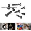 400pcs Black Carbon Steel Phillips Pan Head Self-Tapping Screws M2/M2.6 Set