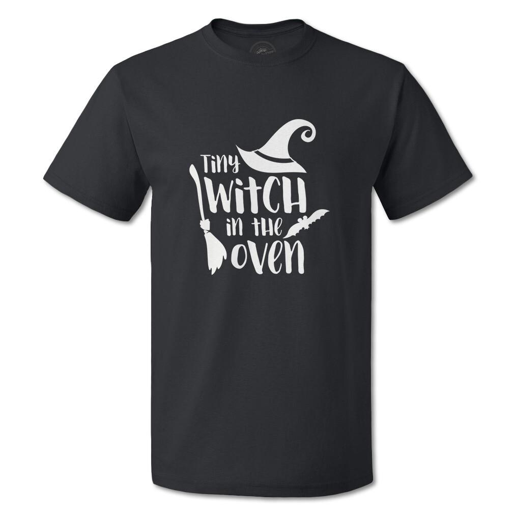 Funny Graphic T Shirts Halloween Tiny Witch in The Oven Cotton Vampire Top Witch XXXL