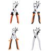Revolving Punch Plier Leather Hole Punch Set for Belts Watch Bands Straps Dog Collars Saddles Shoes Fabric Craft Project