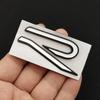 Insignia Emblema R de Metal 3D Pegatinas Calcomanías para Carrocería Cola Maletero para VW Volkswagen GTI R Rline Golf Beetle Passat Sharan Jetta BA5