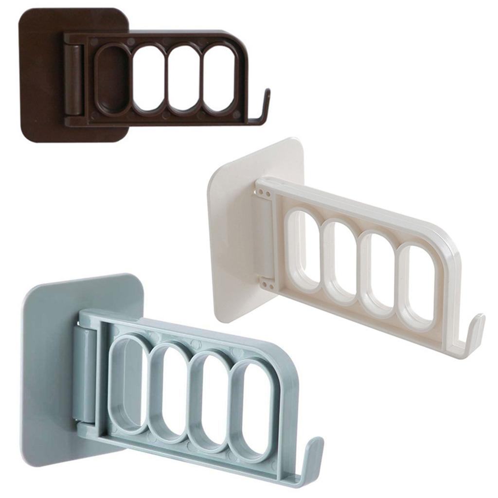Wall Mounted Hanger Organizer Long-lasting Laundry Helper for Kitchen Living Room Bedrooms Bathrooms
