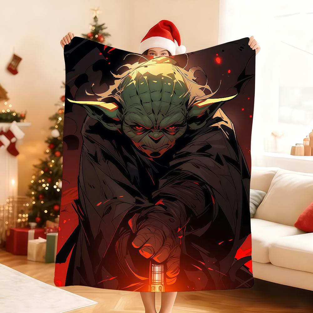 Y-Yoda Classic S-Star W-Wars Blanket Soft Throw Blanket for Home Bedroom Bed Sofa Picnic Travel Office Rest Cover Blanket Gift