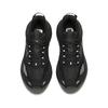 Anta AT957 Shock Absorbing Durable Low Top Running Shoes Women Sneaker Black Silver 922415596-2