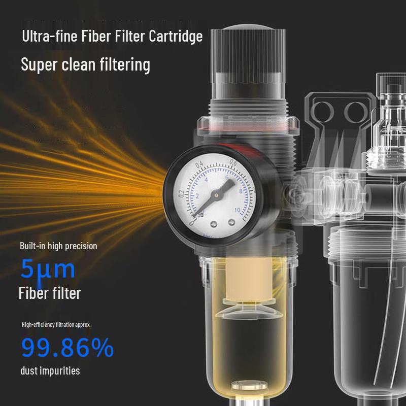 Andatong AFC2000 Pneumatic Air Filter Regulator Lubricator (FRL) Unit