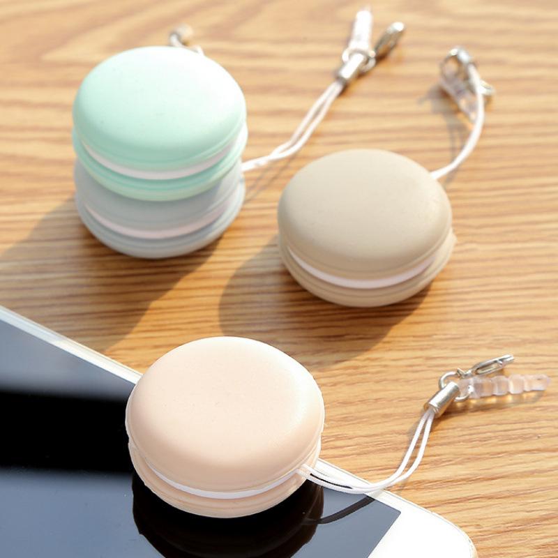 Macaron Mobile Screen, Glasses, and Camera Lens Deerskin Cleaning Cloth Pendant