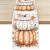 Thanksgiving Pumpkins Autumn Leaf Polyester Table Runners Wedding Decoration Durable Kitchen Dining Table Runners Party Supplies