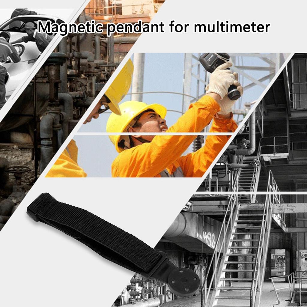 Magnetic Hanging Strap Kit Versatile Magnetic Hanging Loop Strap Kit for Digital Multimeter Securely Holds & Hands