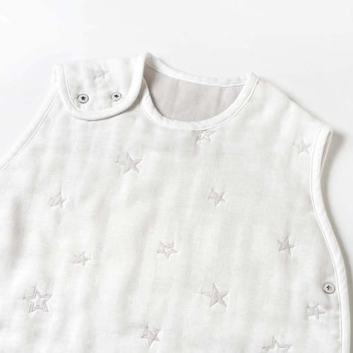 10mois  dimois  fluffy gauze  6-layer gauze  baby sleeper 100% cotton white length 58cm newborn to around 3 years old 20151055