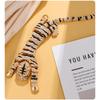 European and American Exaggerated Heavy Industry Animal Tiger Brooch, Large Size, Alloy Diamond Inlaid, Tiger Chest Flower Brooch