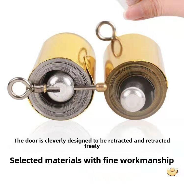 Einziehbarer Zauberstab, einziehbarer goldener Hoop-Stick-Zauberstab