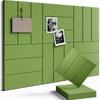 Removable Pinboard Tiles Vertical Stripe Bulletin Board Dual Purpose Memo Board  Office Cubicle