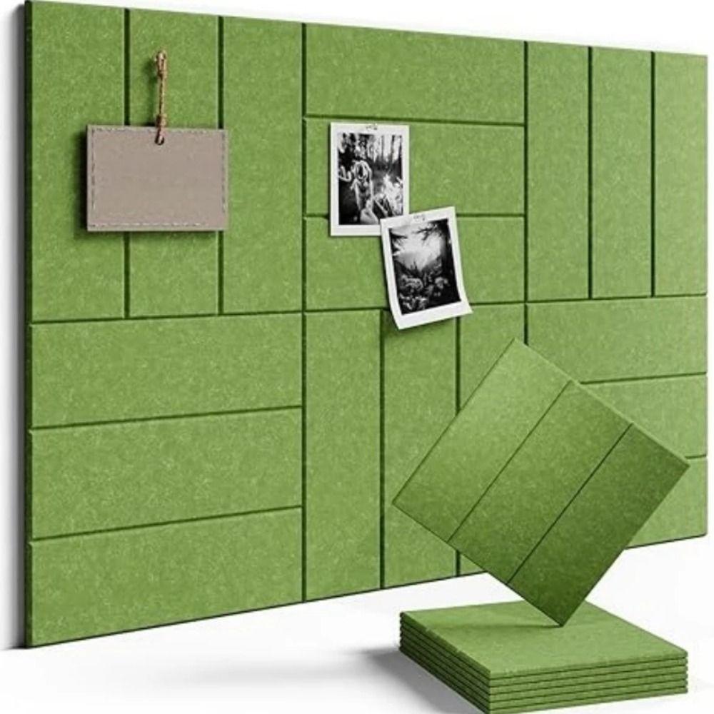 Removable Pinboard Tiles Vertical Stripe Bulletin Board Dual Purpose Memo Board Office Cubicle