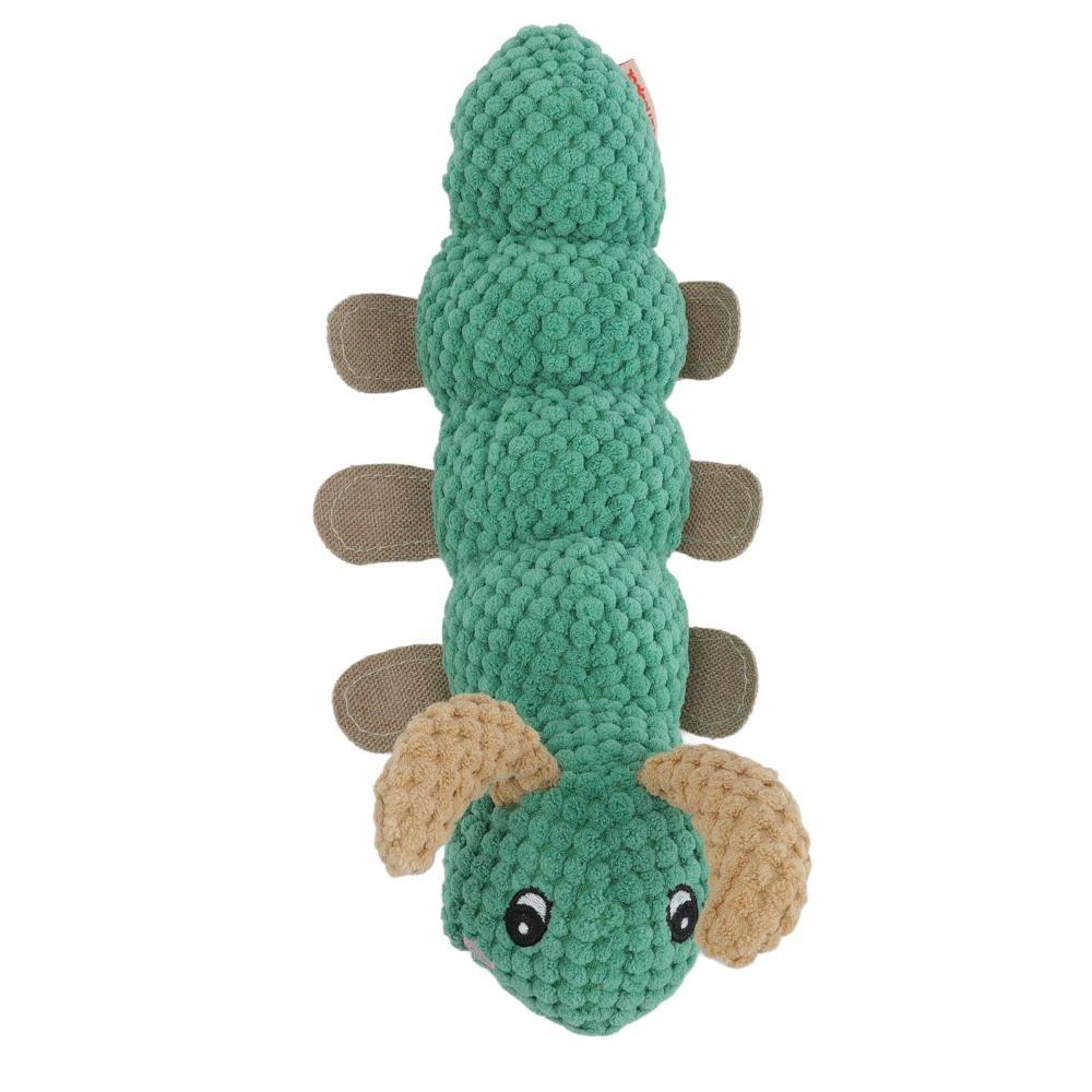 Cute Cartoon Pet Squeaky Toy Soft Plush Pet Companion Toy Dog Linen Toy  Boredom Relief Teething