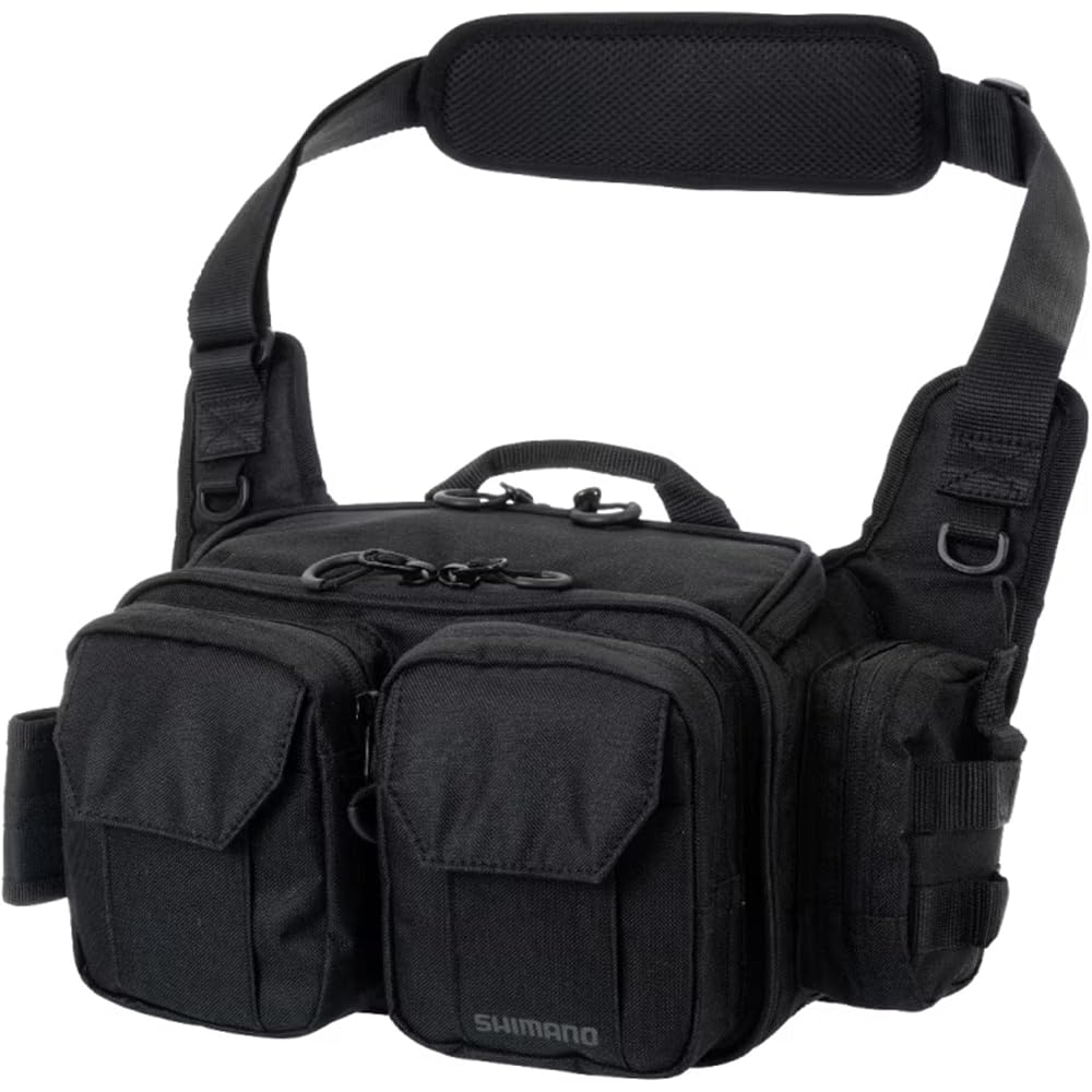 Shimano Tough Shoulder BS-221W Black Medium Bag