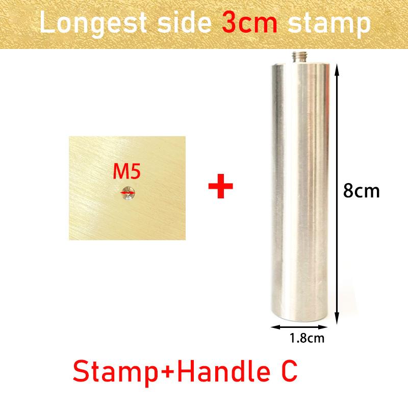 Lederstempel LOGO Personalisierung Messingform Handstanzen Lederstempel Marke Arbeiten Schnitzen Stanzwerkzeuge Handwerk