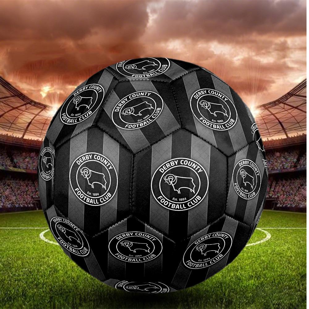 Derby County Size 5 Football High Elastic Soccer Ball For Outdoor Competition Daily Training Play