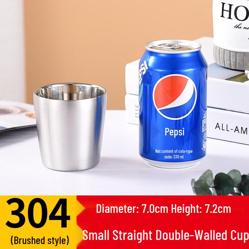Korean Style 304 Stainless Steel Double-Wall Cup