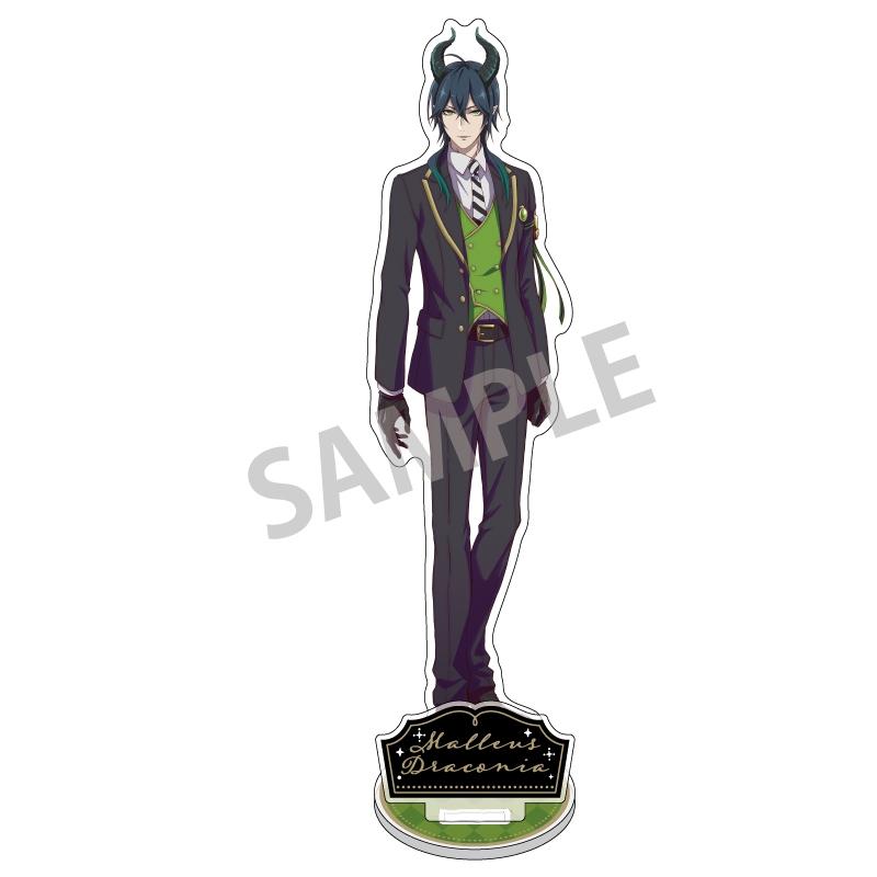 

Twisted Wonderland Acrylic Figure Stand Model Plate Desk Decor Cosplay Azul Leona Jade Floyd Keychains