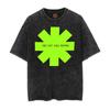 Trend Washed Vintage Cotton Tshirt RED HOT CHILI PEPPERS T-shirt Men Women Hip Hop T Shirt Oversized Streetwear Short Sleeve Tee