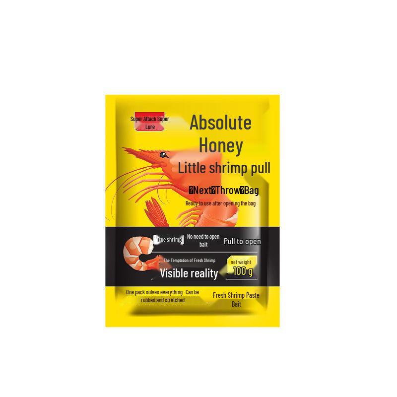 Absolute Secret Fresh Shrimp Bait: Small Shrimp Pull, Lazy Bug Attack, Fresh Paste for Fishing