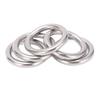 5pcs 304 Stainless Steel Round O  s Multi Purpose Seamless Welded Metal O   for Sailing Diving