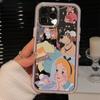 Cinderella Sleeping Beauty Colorful Mirror Suitable for Apple 16/15iphone13XR/MAX Huawei Mobile Phone Case