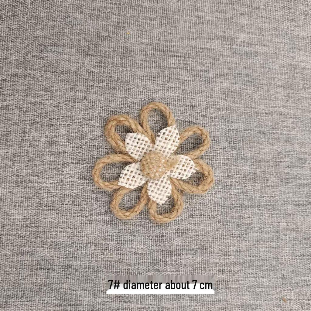 Coș cu flori din in făcut manual: Decor pălărie cu fundă trandafir 3D pentru bricolaj și activități artizanale pentru grădiniță