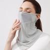 Summer Face Scarves Face Cover UV Protection Sunscreen Face Scarf Elastic Ice Silk Mask  Windproof