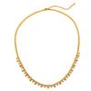 Elegant Titanium Steel Rhinestone Clavicle Chain - Light, Durable, and Stylish Jewelry
