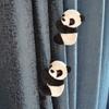 Ornament Home Decoration Curtain Clamp Stuffed Doll Plush Animal Toys Mini Hugging Panda Clip