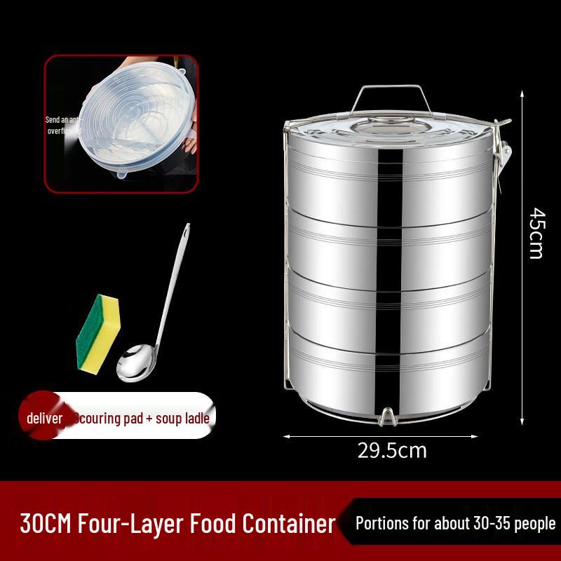 

Large Capacity Insulated Stainless Steel Lunch Box