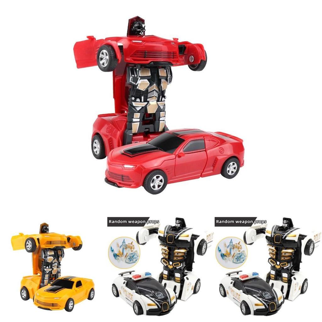 Cooles 2-in-1 Verformungsroboter-Auto-Spielzeug mit Trägheit Jungen Weihnachtsgeschenk