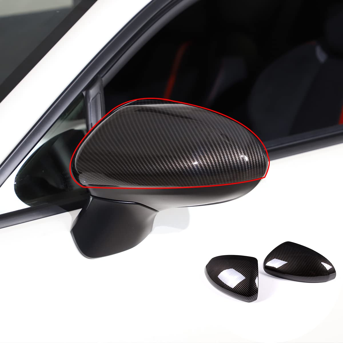 

DIYUCAR Car Door Mirror Garnishes for Toyota GR86 ZN8 Subaru BRZ ZD8 Custom Exterior Waterproof and Easy Installation Fiber / (2022) - Parts,
