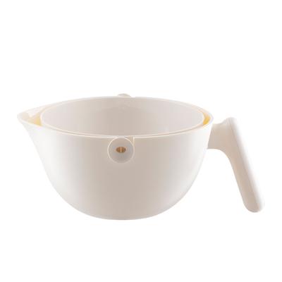 Panier à légumes double couche en plastique polyvalent pour égoutter les fruits pour la cuisine
