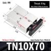 TDA Double-Axis Double-Rod Large Thrust Cylinder - Sizes: 10/16/20/25/32/40/50mm X 20/50/75mm