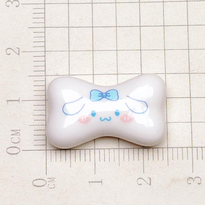 10 Pcs New Cartoon Kitten, Puppy, Rabbit,Small Bones Resin Flat Back Scrapbook Figurine Diy Bow Decor Accessories Crafts A30