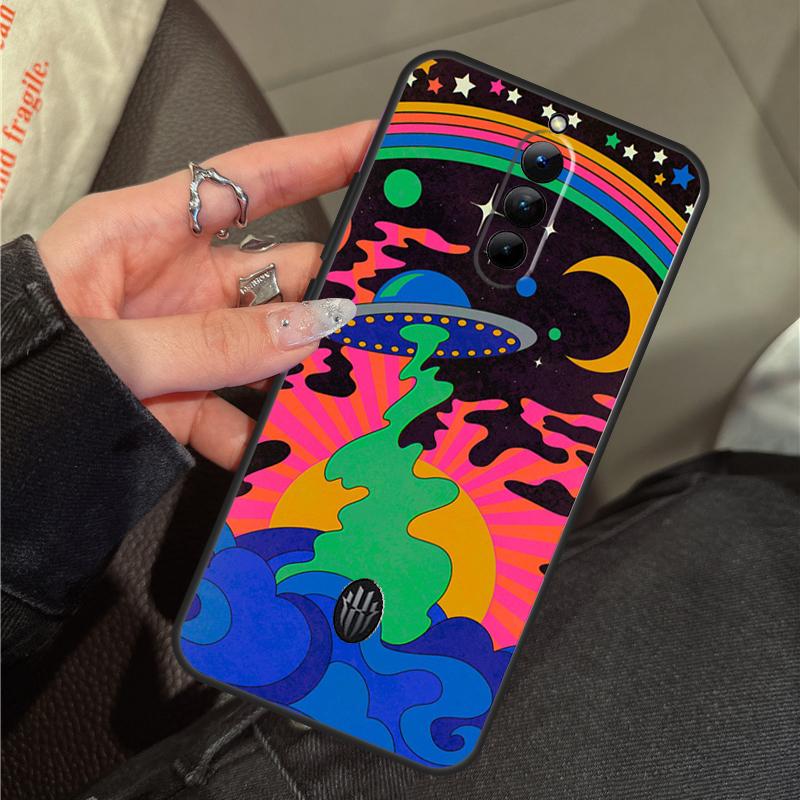 Rainbow 70s Groovy landscape Case For ZTE Nubia RedMagic 11 Air 8 9 10 8S 9S 10S Pro Plus 5G 5S 6 7 6S 7S Pro 10 Air Cover