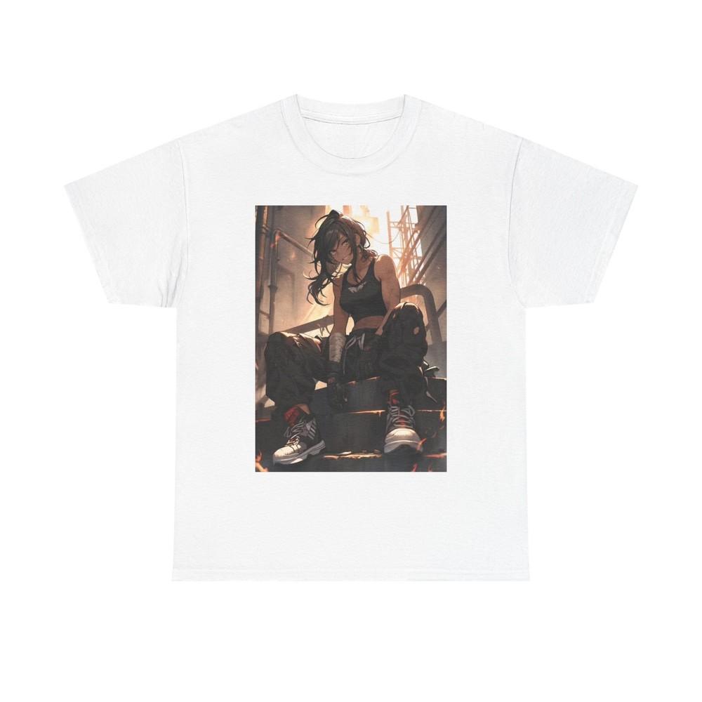 Waifu Anime T-shirt Girl Graphic Cartoon Retro Gaming Unisex Heavy Tee Gamer 17 Unisex T-Shirt XL