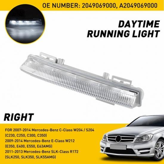 Right Passenger Fog Daytime Light Running LED For Mercedes SLK350 SLK55AMG 45974