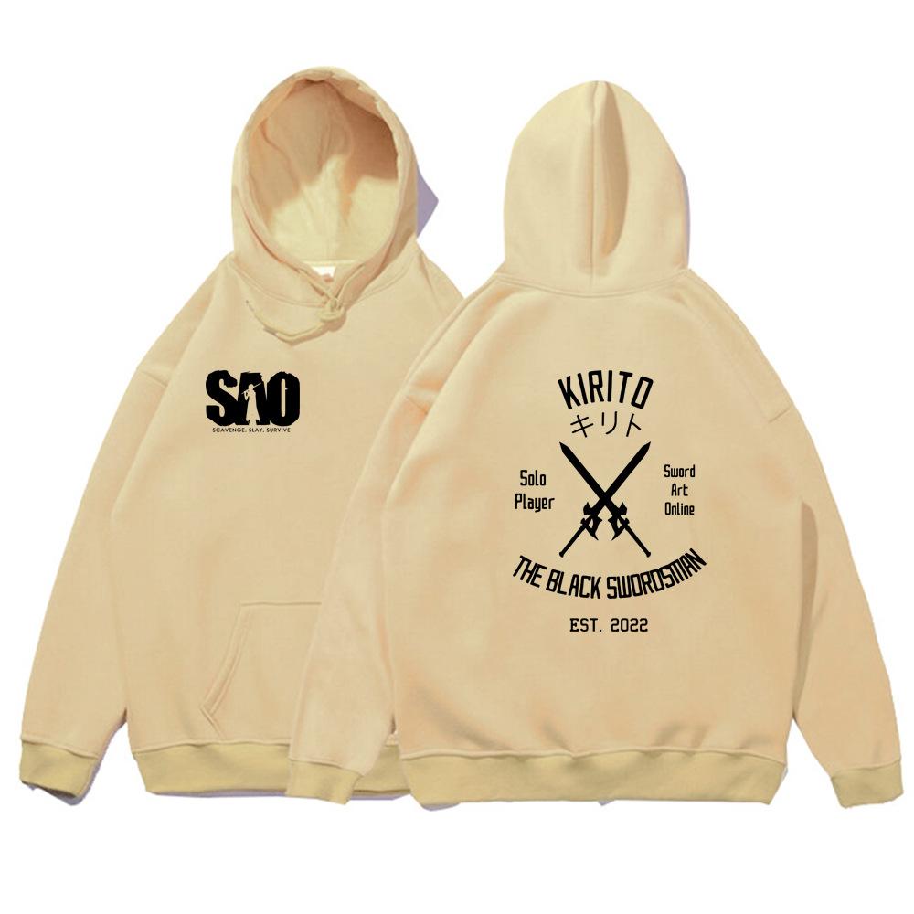 Japanese Animation Sword Art Online New Men's Hoodie Sweatshirt Men Womnen Fashion Design Pullover Men's Fleece Hoodies