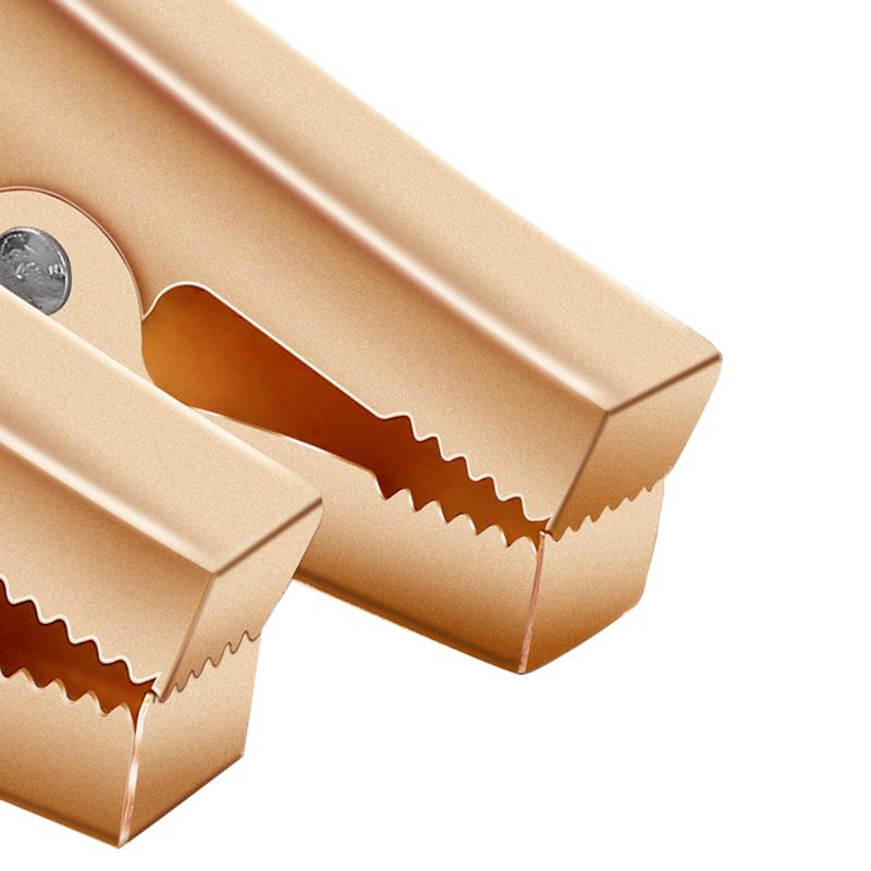 1 Pair Plastic Handle Test Alligator Clip For Electric Project 100-300A Electrical Crocodile Alligator Battery Insulated Clip