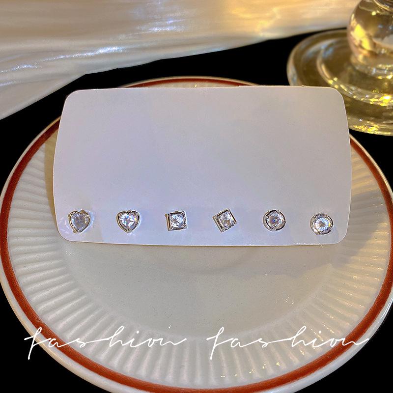 925 Silver Needle Luxury Stud Earrings Set: Exquisite, Versatile Fashion for Women