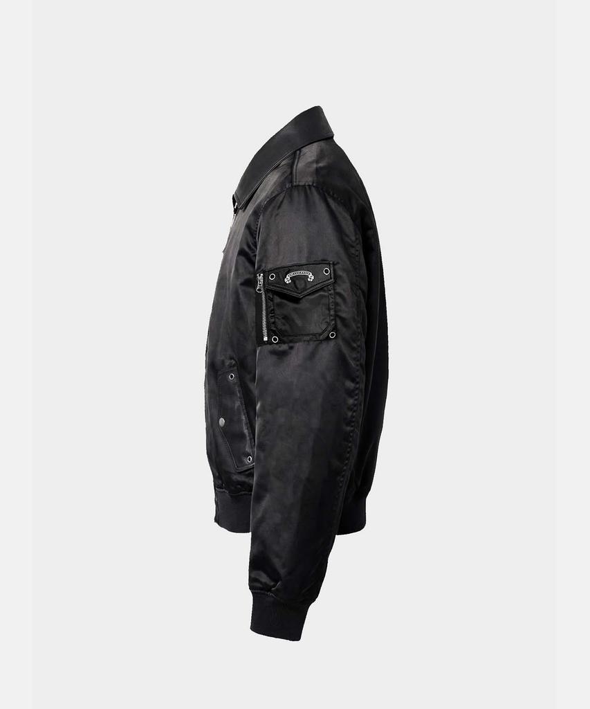 BADBLOOD Nylon A2 Bomber Jacket - Black