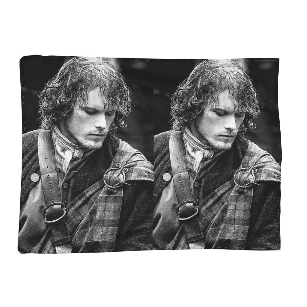 Jamie Fraser Outlander Television Camping Blankets Soft Warm Flannel Throw Blanket Bedding for Bed Room Picnic Travel Home Couch