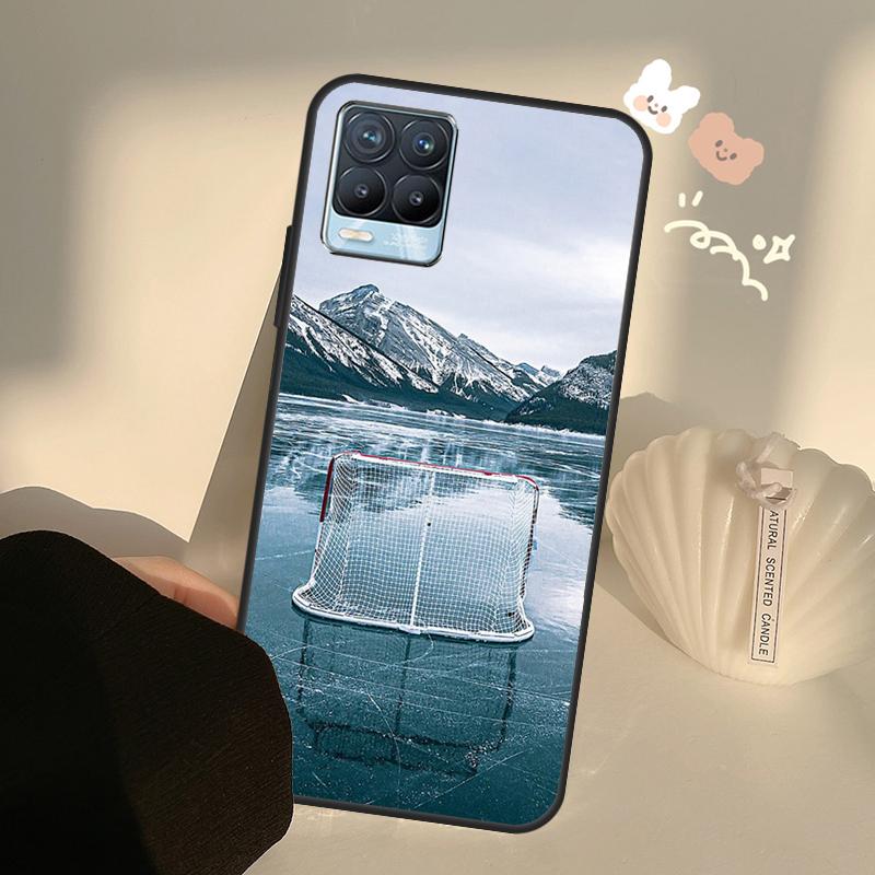 Ice Hockey Rink Sport Case For Realme C71 C63 C61 C55 C51 C53 C25 C65 C67 C75 11 12 13 14 15 Pro Plus GT6 GT7 Pro