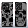 Case for Xiaomi Redmi Note 14 11 10 14C 13C 13 Pro Plus 12 9S A4 Funda Back Phone Cover Skeleton Skull
