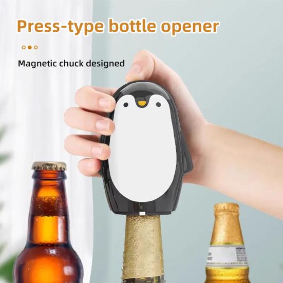 Bottle Opener Magnetic Beer Wine Corkscrew Cute Penguin Shape Bottle Opener Creative Bar Tool for Cola Beer Soda Bottles