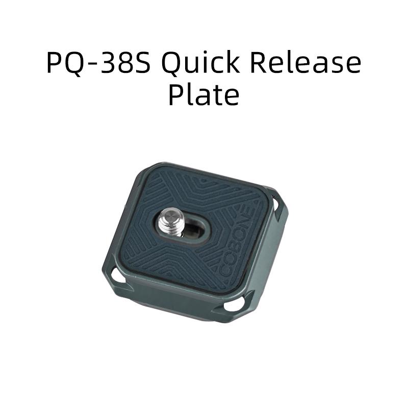 COBONE XQ1S Quick Release Plate Clip Arca Tripod Aluminum Alloy Quick Release Plate DSLR Camera Quick Conversion Adaptation PQ38S