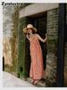 Bohemian Vintage Off-Shoulder Dress for Women Summer Xinjiang Tourism Thailand Hainan Sanya Beach Vacation Style Maxi Dress